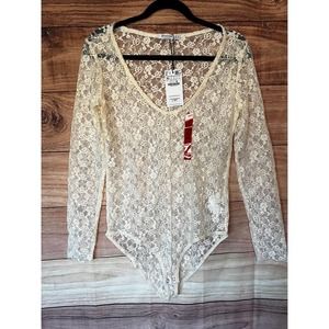 Women’s Lace See-Through Bodysuit